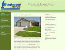 Tablet Screenshot of bugbeehomes.com